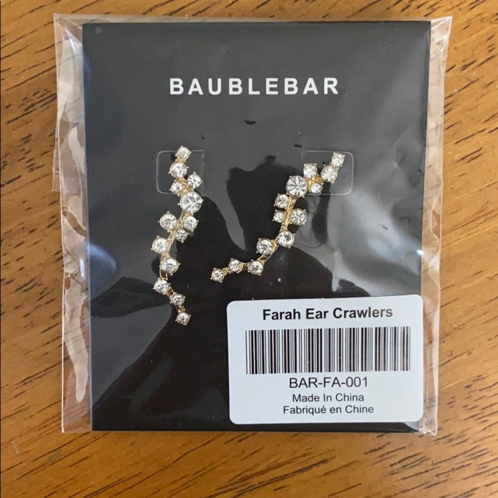 BaubleBar Farah Ear Crawler Earrings